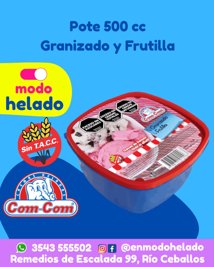 Pote 500 Sin Tacc Futilla y Granizado