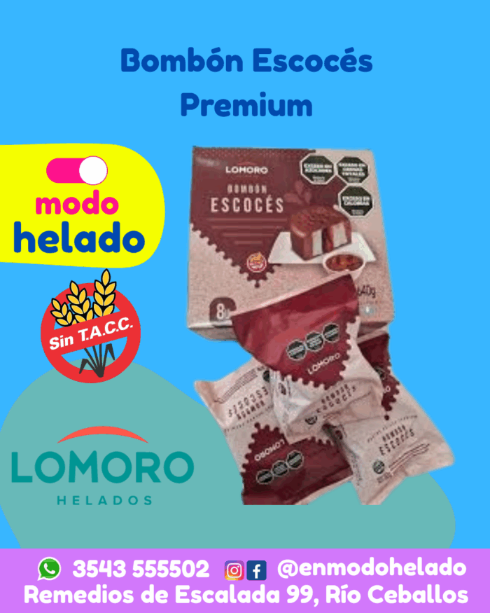 Escocés Lomoro Caja x8 Unidades Sin TACC