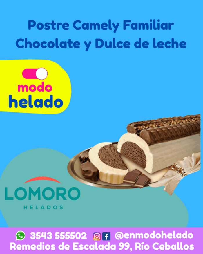 Camely Chocolate Dulce de leche Lomoro