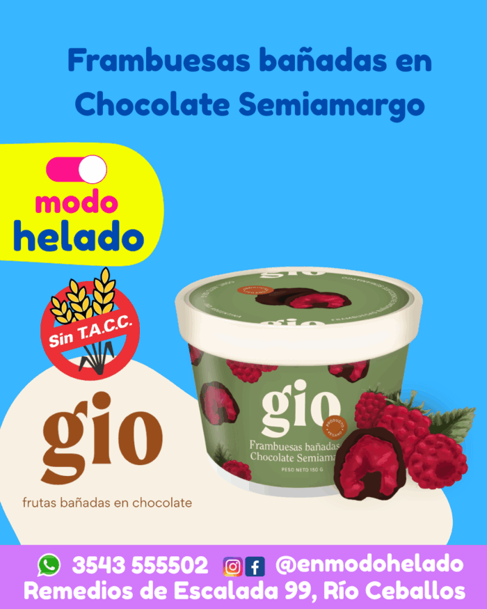 Frambuesas Vegan Gio Sin TACC