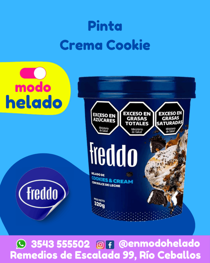 Pinta Cookies 320 gs. Freddo