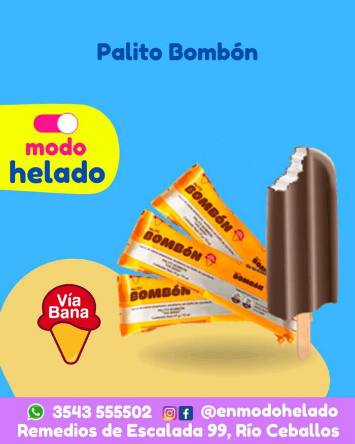 Palito bombón Via Bana caja 80 unidades