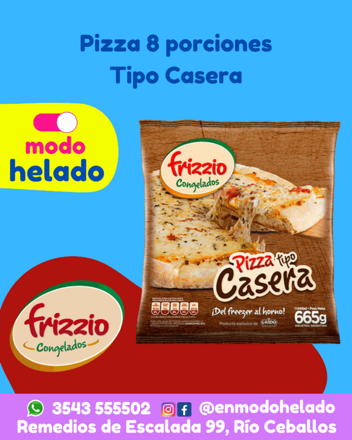 Pizza tipo casera Frizzio