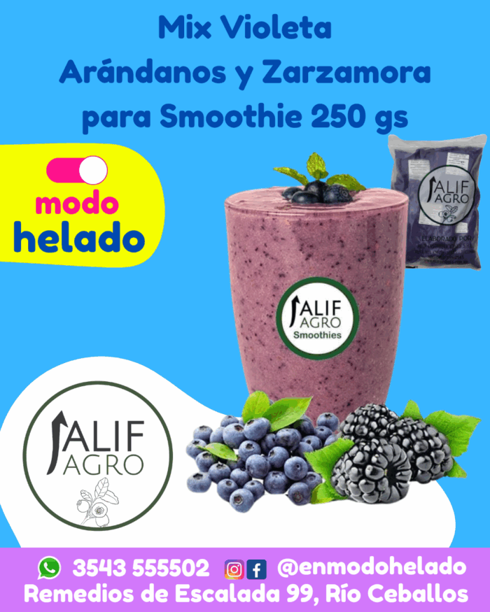 Smoothie Arándanos y Zarzamora por 5 unidades
