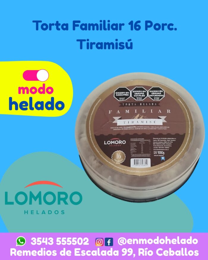 Torta 16 p. Tiramisu Lomoro