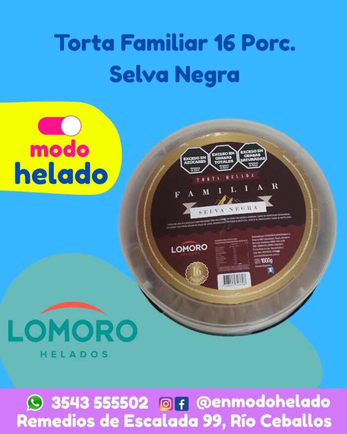 Torta 16 p. Selva Negra Lomoro