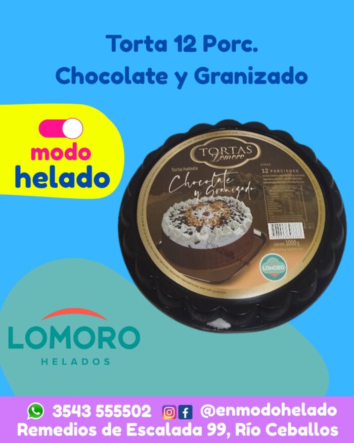 Tortas Lomoro granizado y chocolate
