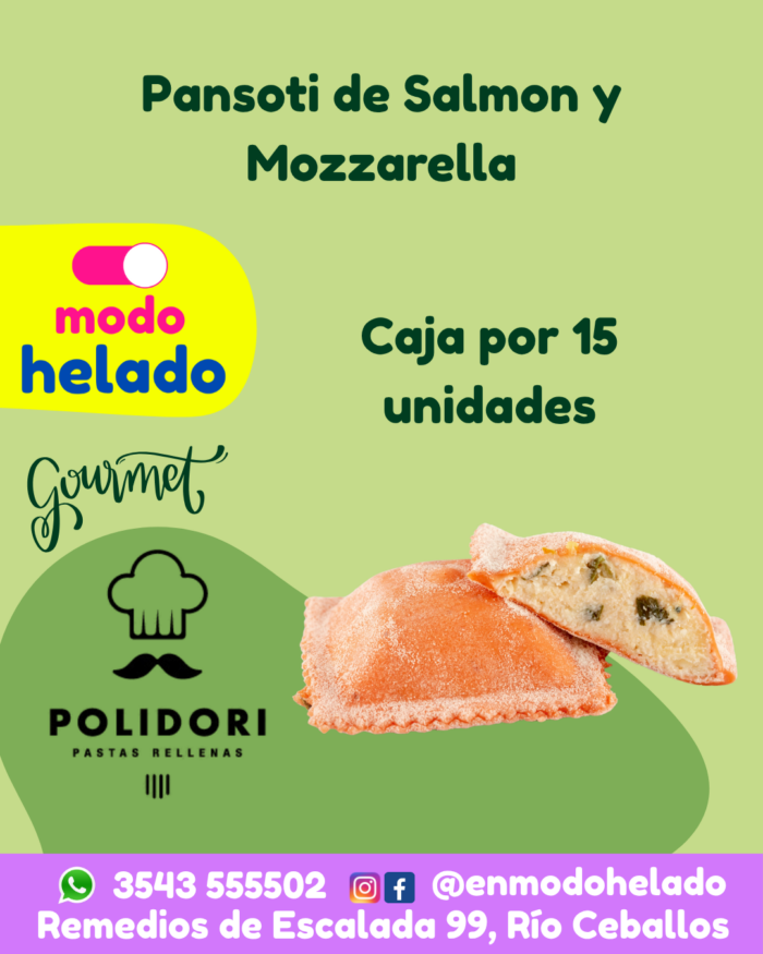 Pansotis Salmón y Mozzarella Polidori